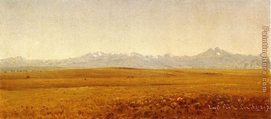 Long's Peak, Colorado painting - Sanford Robinson Gifford Long's Peak, Colorado art painting